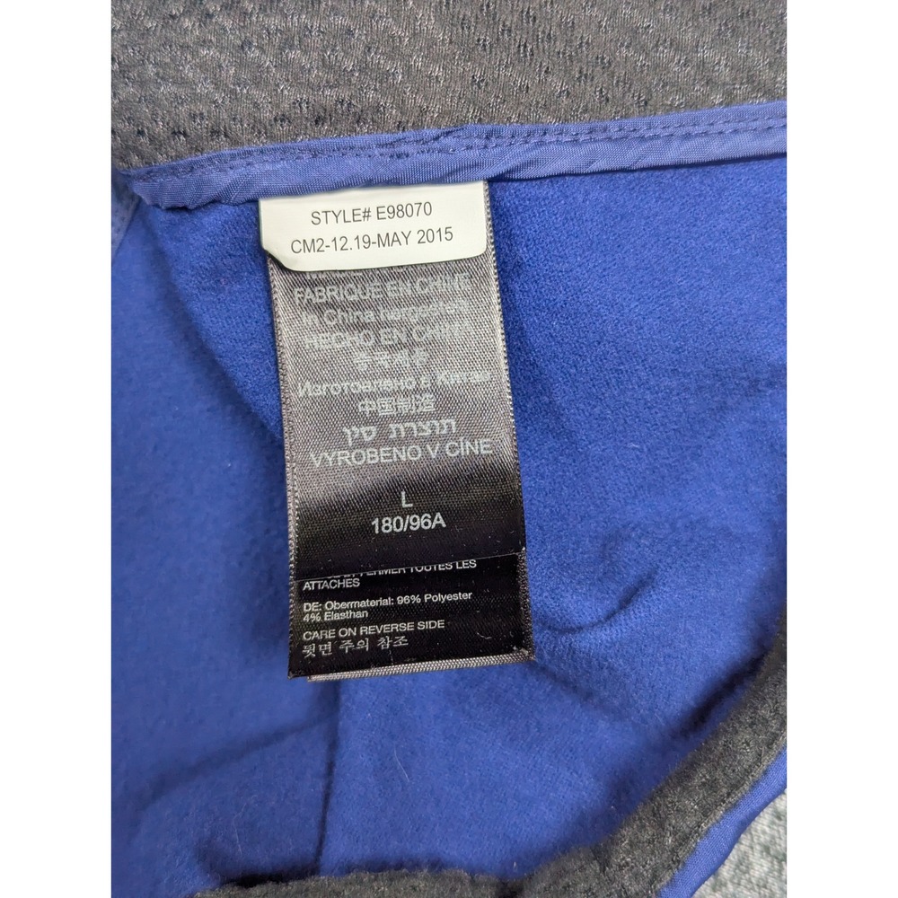 Marmot Mens Blue Softshell Full Zip Fleece Lined Vest Signode Logo E98070 Large - Picture 6 of 11